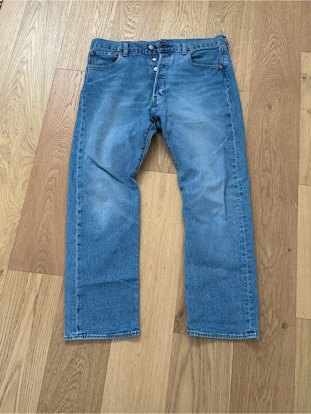 Levi’s 501 ‘93 big e tab 36 30 medium blue wash jeans denim nudie premium